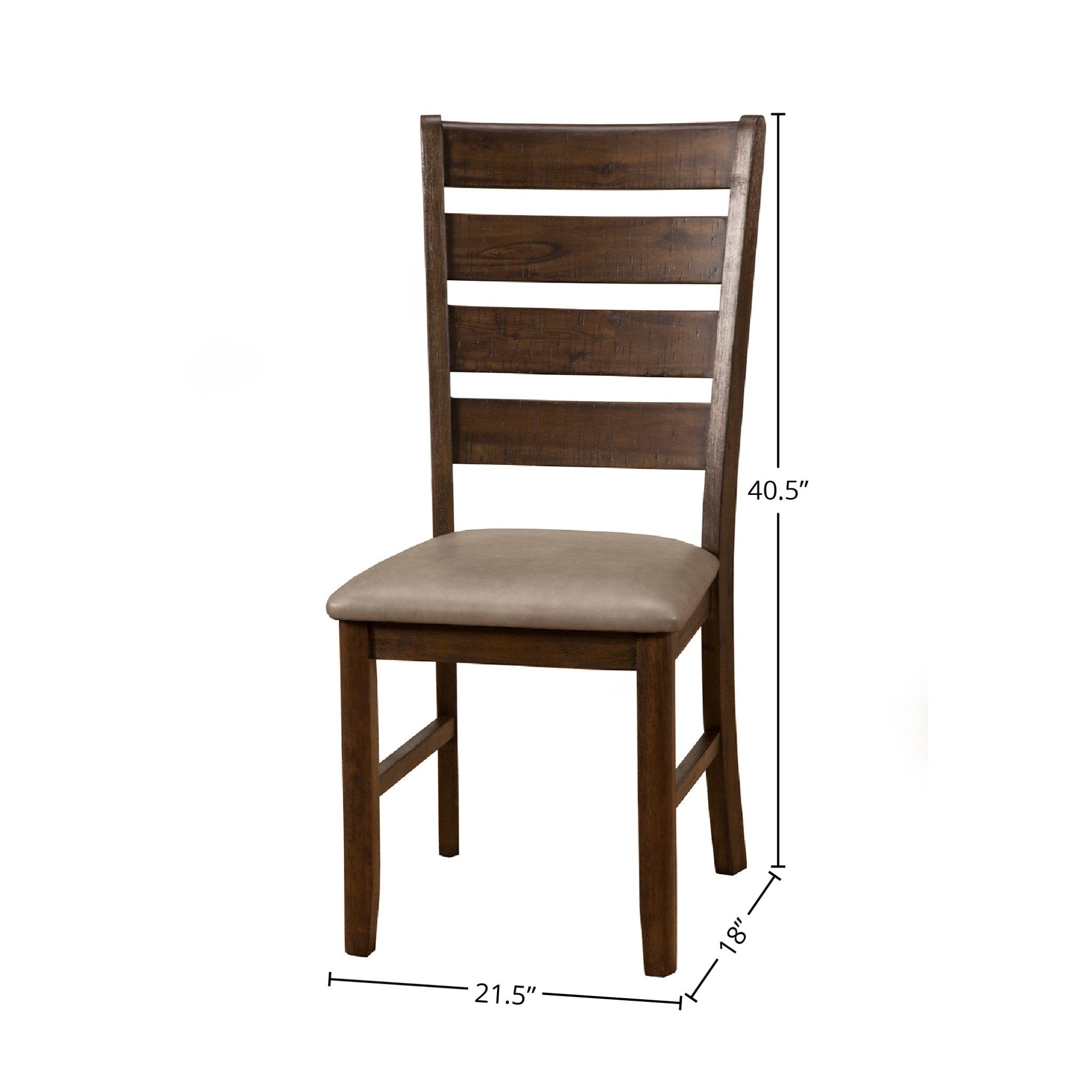 Sillas auxiliares Emery, nogal