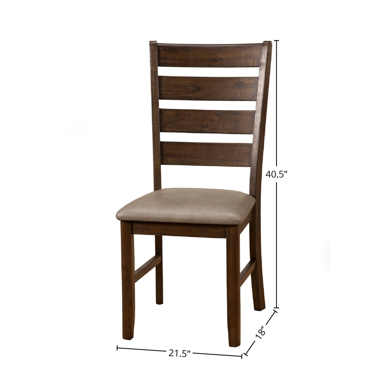 Sillas auxiliares Emery, nogal