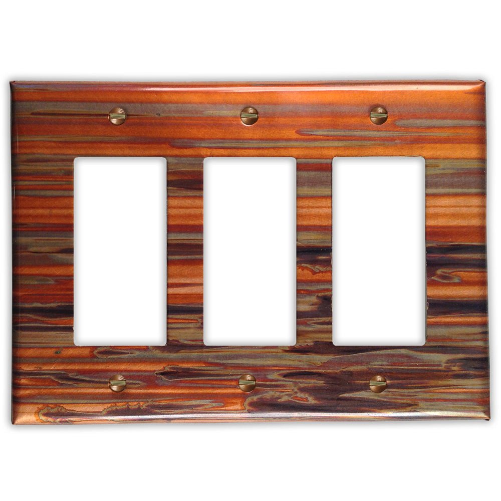 Enchantment - Placa de pared horizontal de cobre con 3 balancines