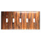 Encantamiento Vertical Cobre - Placa de Pared con 5 Palancas