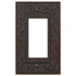 English Garden Aged Bronze Cast - 1 Rocker Wallplate