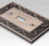English Garden Antique Nickel Cast - 2 Rocker Wallplate