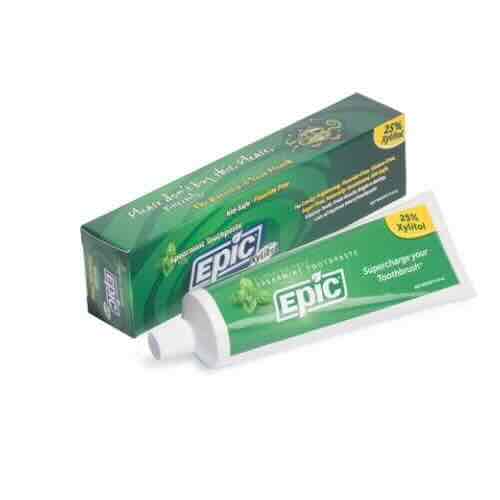 Pasta dental Epic Dental: flúor y xilitol - menta verde, 127 g
