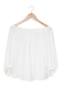 All-Occasion White Off-Shoulder Top