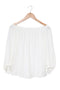 Chic White Off-Shoulder Top