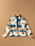 Comfortable Fleece Jacket with Geometric Print