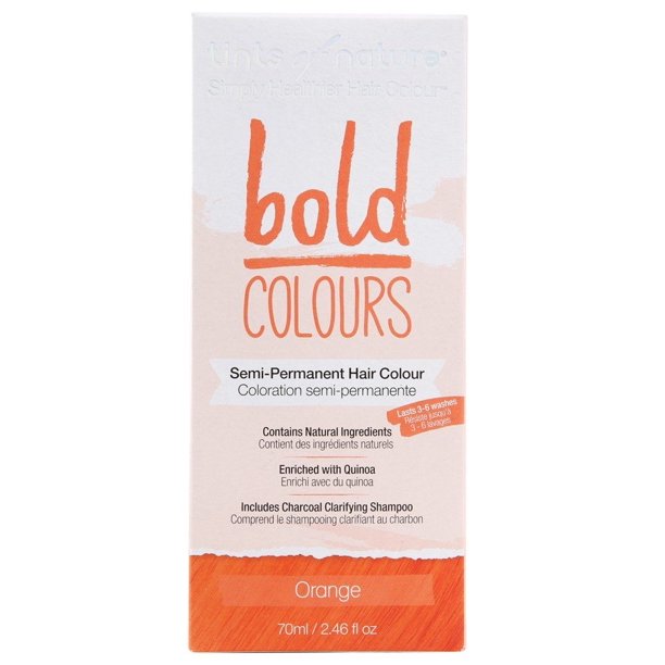 Tinte semipermanente para el cabello Tints of Nature en naranja - 2.46 onzas líquidas 