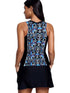 Stylish Tankini Swimsuit Set