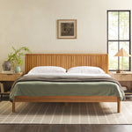 Cabecero de cama de madera maciza con diseño contemporáneo de París