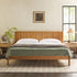 Cabecero de cama de madera maciza con diseño contemporáneo de París
