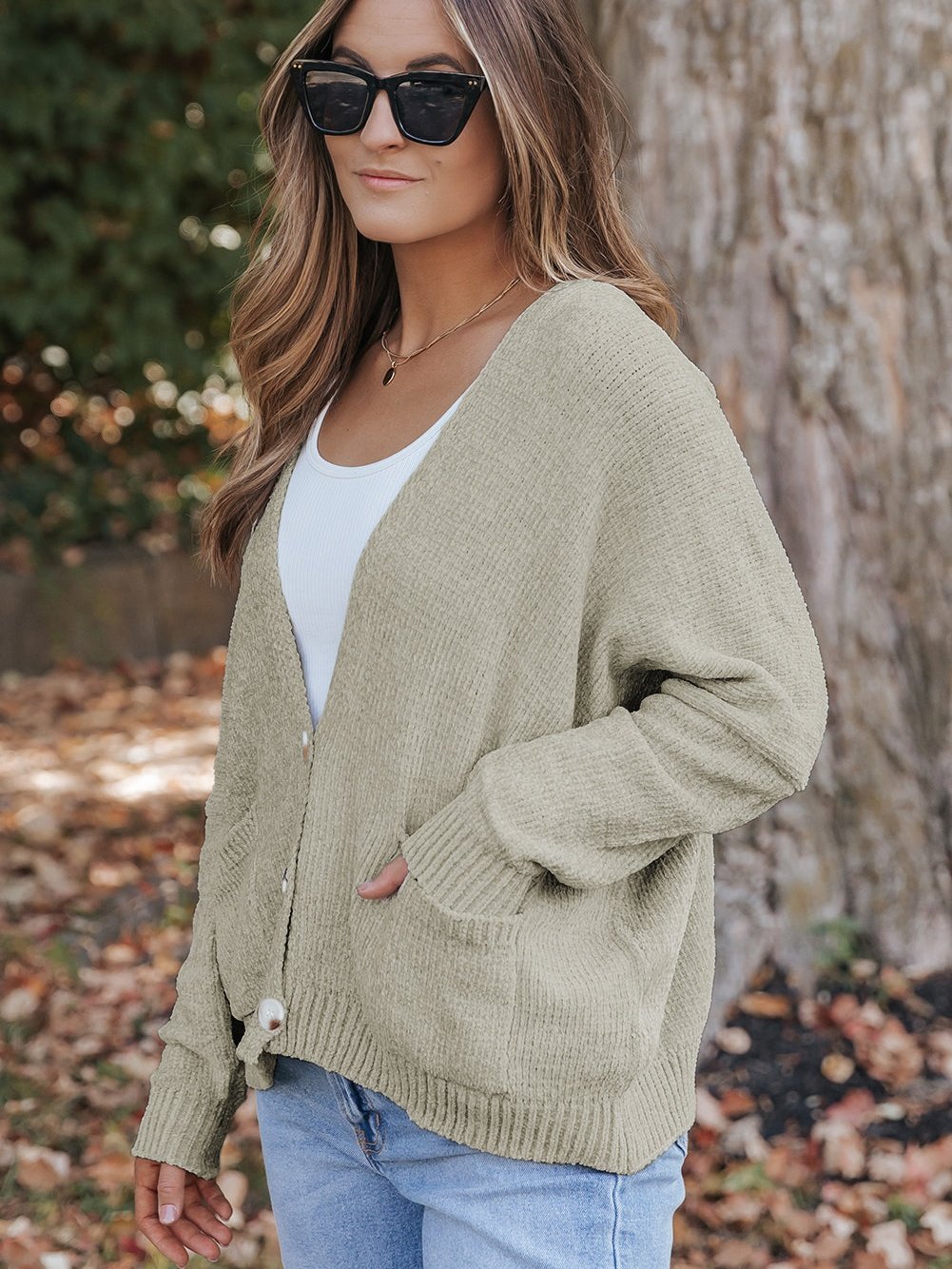 Lightweight Viscose Cardigan