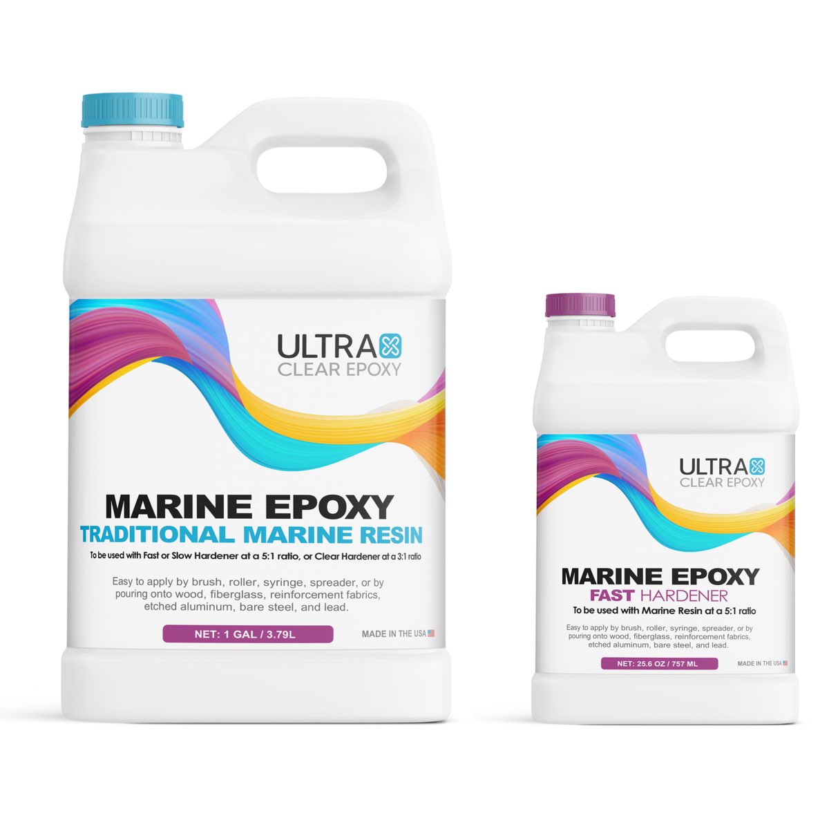 Kit rápido de epoxi marino