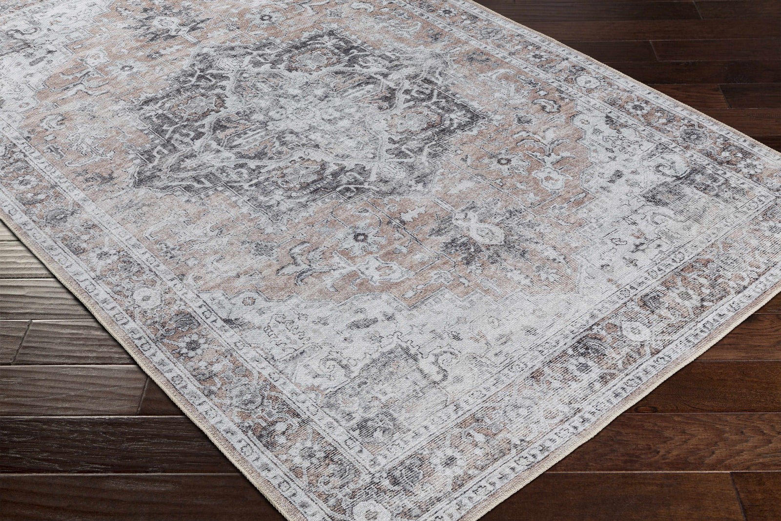 Alfombra lavable de pelo plano Fatih