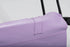 Silla colgante redonda de piel sintética color lila