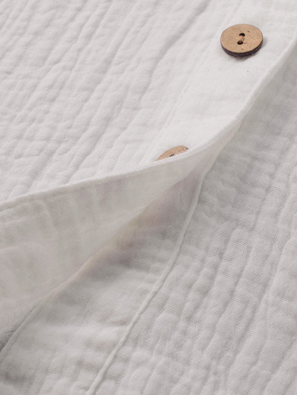 Relaxed Fit Long Sleeve Button-Up
