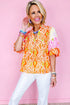 Multicolor Leopard Print Blouse
