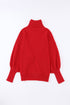 Red Merry Christmas Turtleneck Sweater