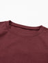 Wine-Colored Puff Sleeve Top