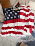 American Pride Patriotic Flag Fleece Blanket 150*200cm