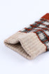 Stylish Red Tartan Touchscreen Winter Gloves