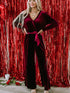 Velvet Jumpsuit for Special Occasions: Make a Statement