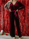 Winter Velvet Jumpsuit: Warm and Fashionable