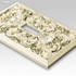 Filigree Antique White Cast - 1 Phone Jack Wallplate