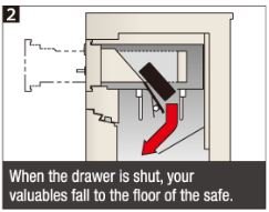 Fireproof Drop Safe Heavy Duty Concrete Safe Commercial Grade For Business