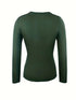 Form-Fitting Ribbed Knit Top