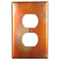 Cobre flameado - 1 placa de pared dúplex