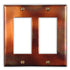 Flamed Copper - 2 Rocker Wallplate