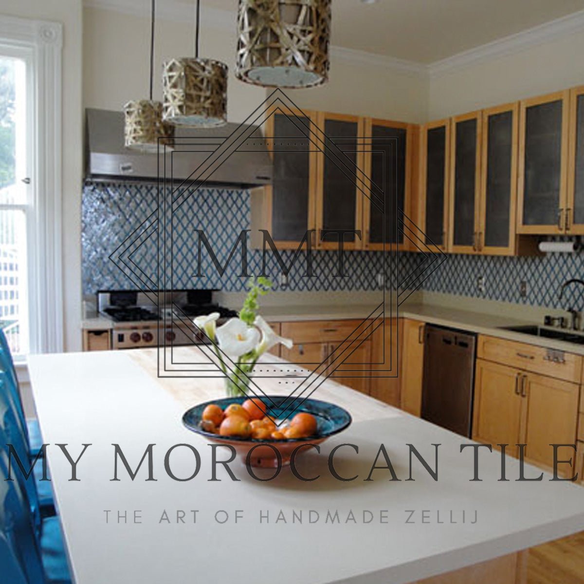 Fleur De Lis Mosaic Tile