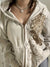 Relaxed Fit Zip-Up Hoodie with Pocket