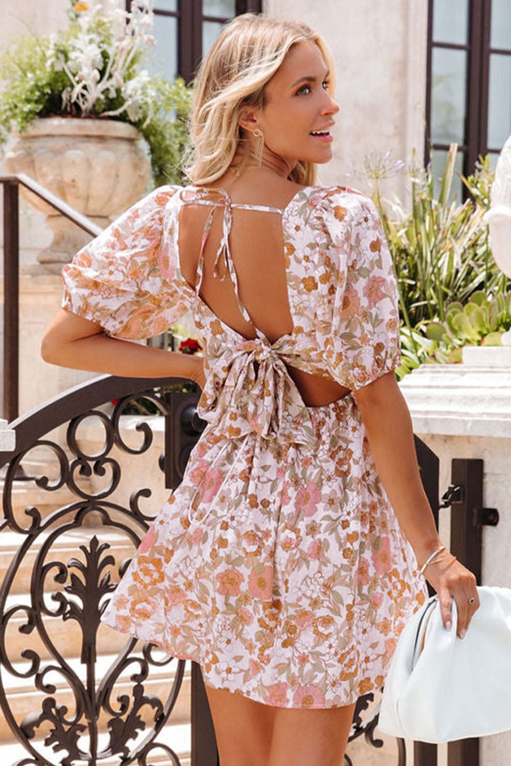 Romantic Plus Size Floral Dress