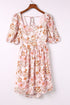 Romantic Plus Size Floral Dress