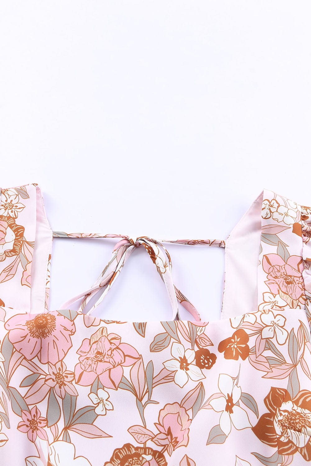 Romantic Plus Size Floral Dress