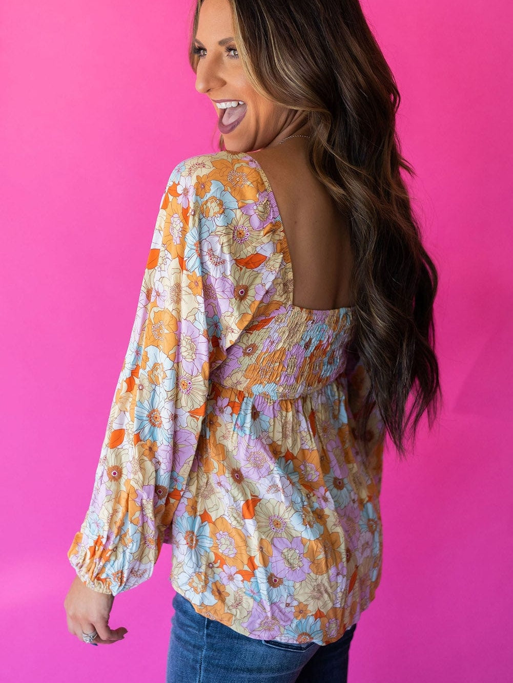 Pretty in Pastels Floral Top
