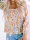 Delicate Floral Print Top
