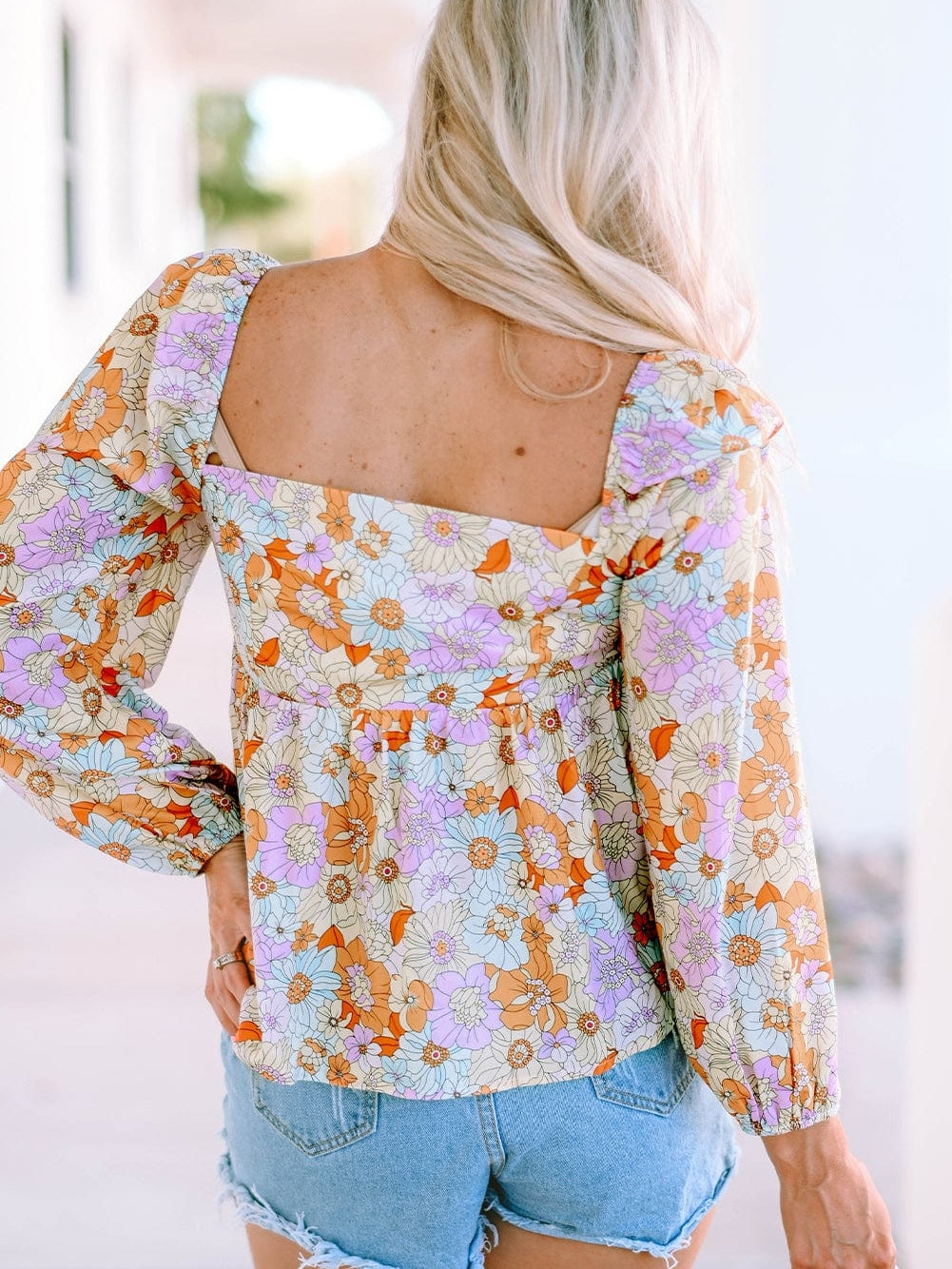 Pretty in Pastels Floral Top