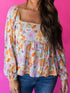Pretty in Pastels Floral Top