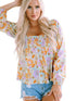 Pretty in Pastels Floral Top