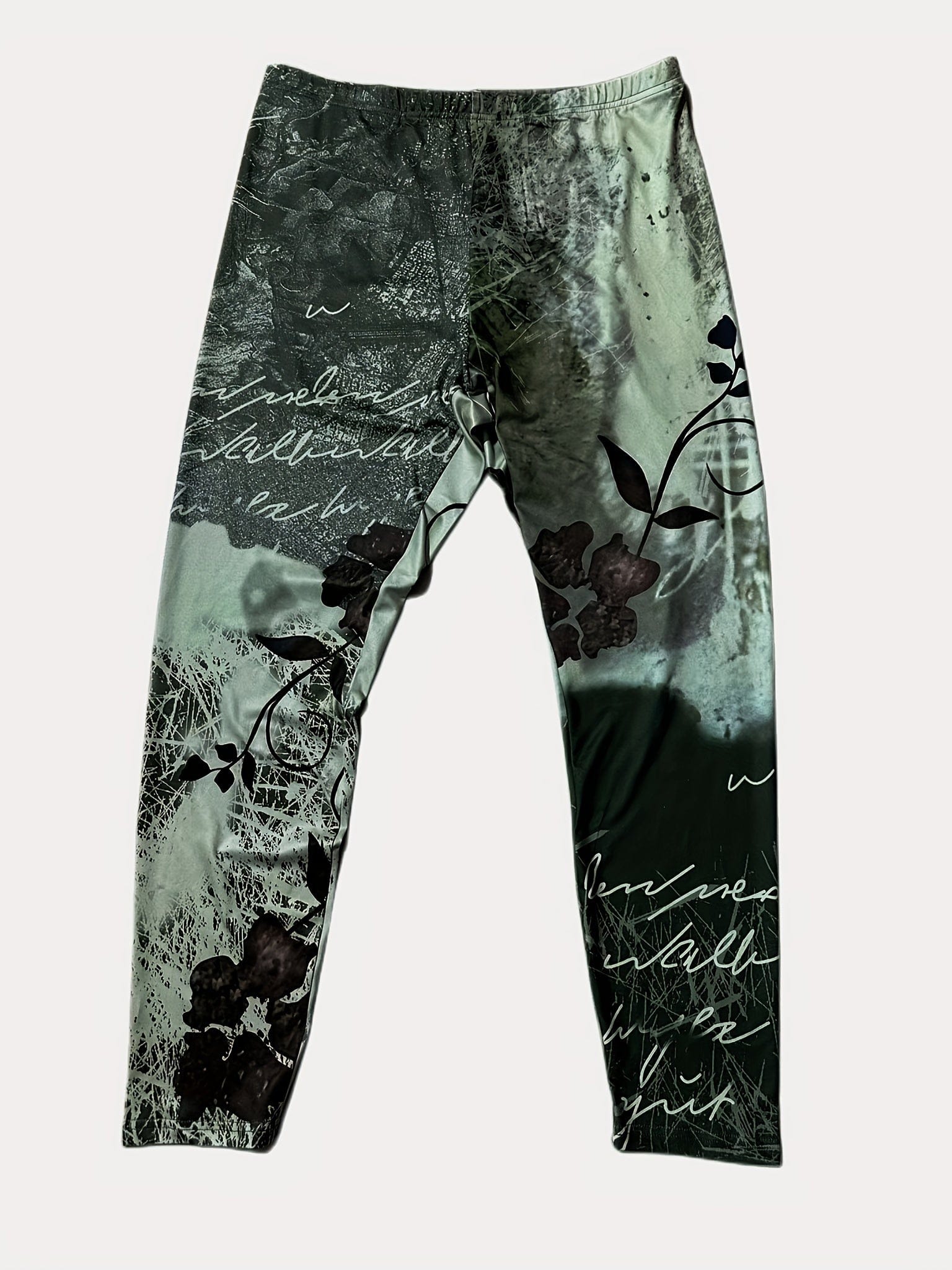 Edgy Floral Leggings