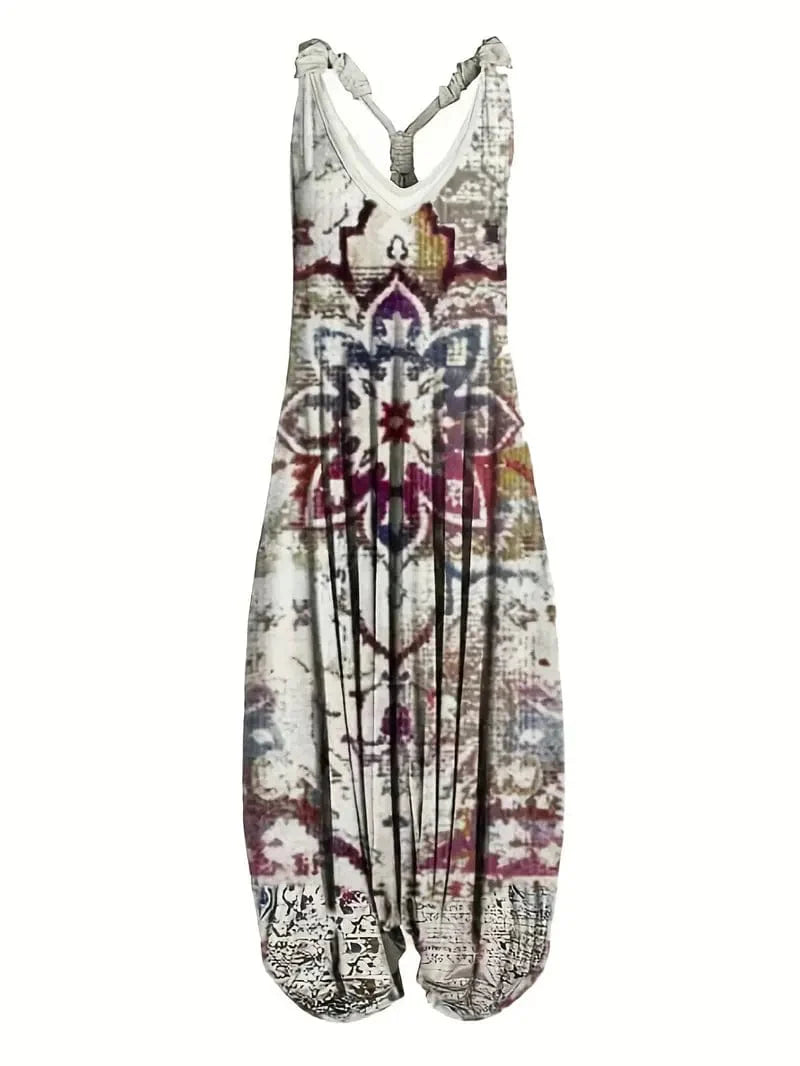 Elegant Off-Shoulder Floral Jumpsuit for Women