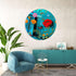 Flowers and Butterflies Printed Mirror Acrylic Circles
