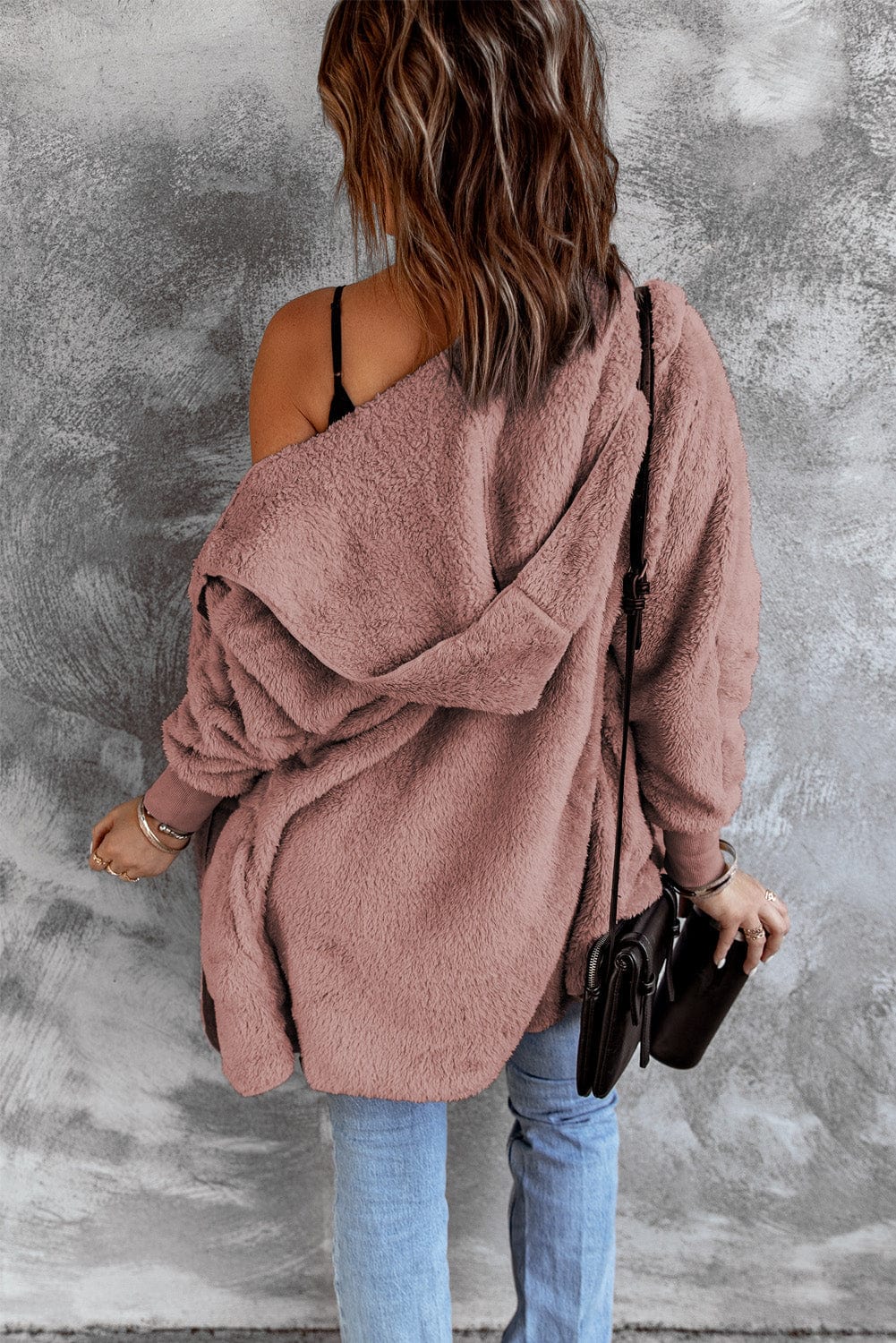 Long-Sleeve Corduroy Button-Down Shirt with Houndstooth