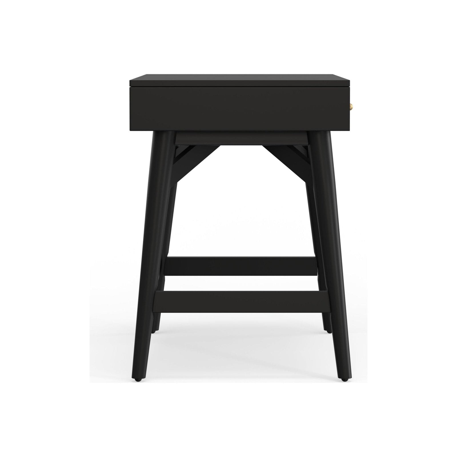 Tocador de dormitorio Flynn, color negro