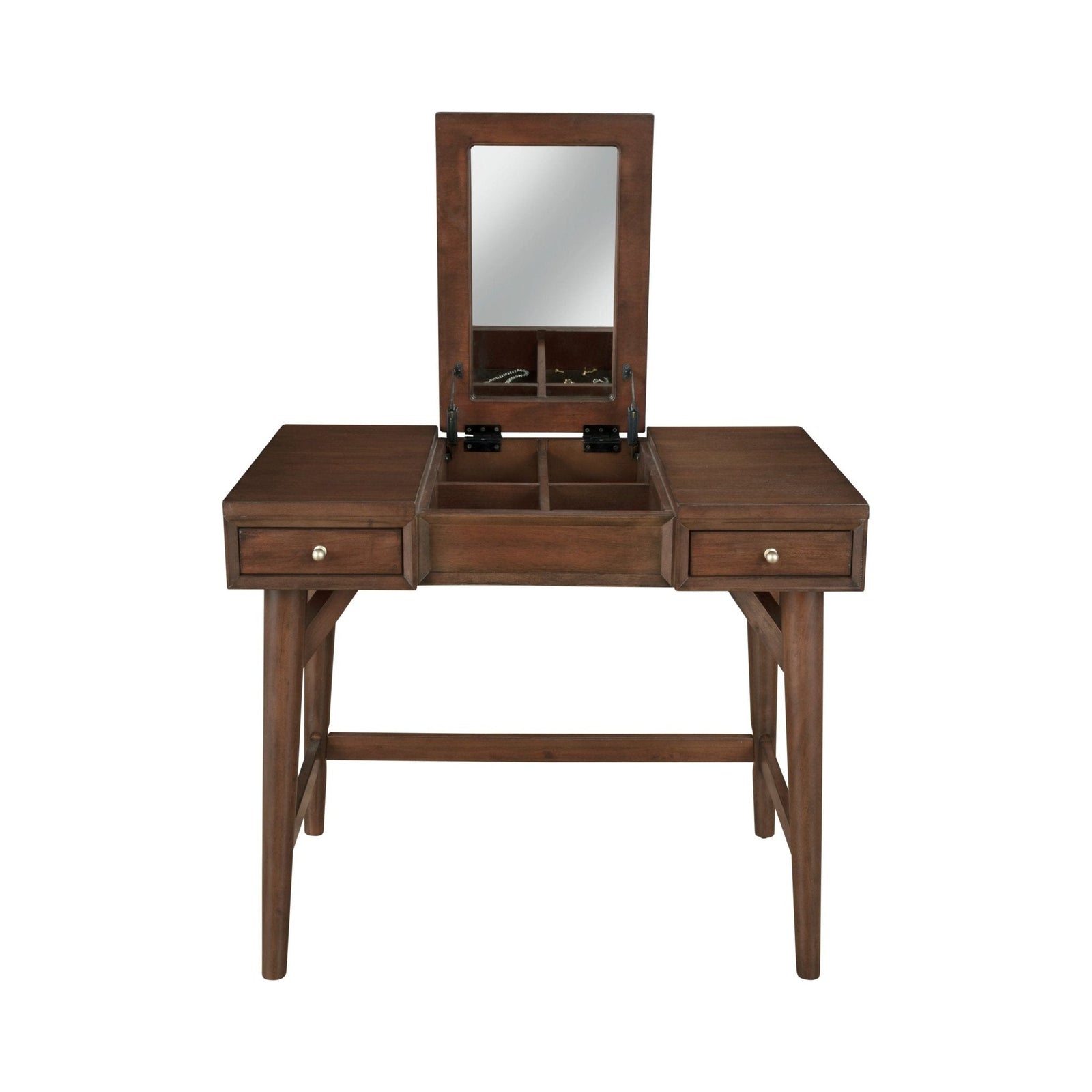 Tocador de dormitorio Flynn, nogal