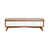 Flynn Bench, Chestnut/White