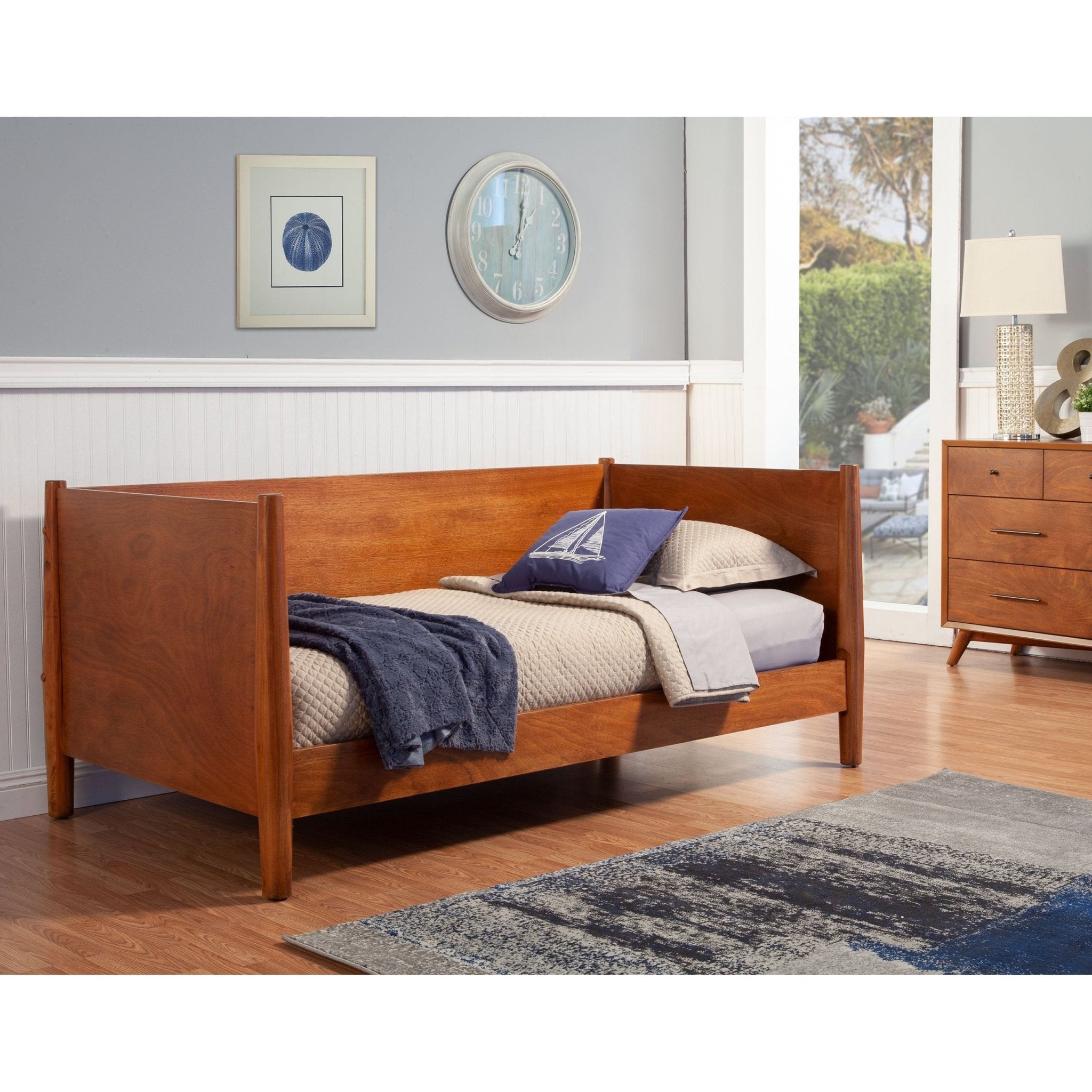 Cama de día Flynn, color castaño