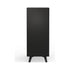 Mueble bar grande Flynn, color negro